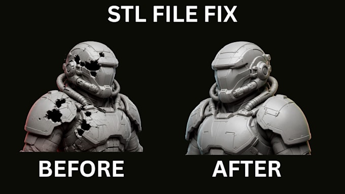repair, fix and optimize your stl file for 3d printing