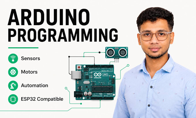 develop arduino code for different projects