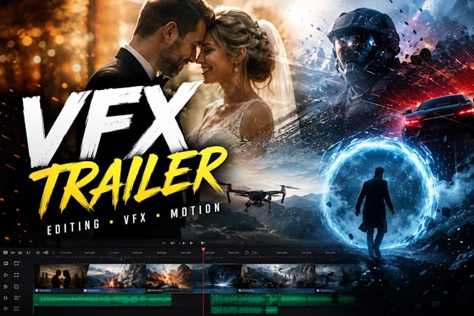 create cinematic highlights, event videos, and vfx edits