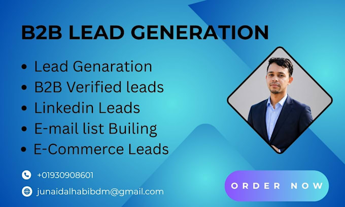 do b2b lead generation targeted linkedin leads and email