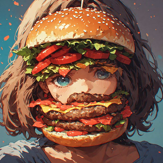 make professional pop art food artwork