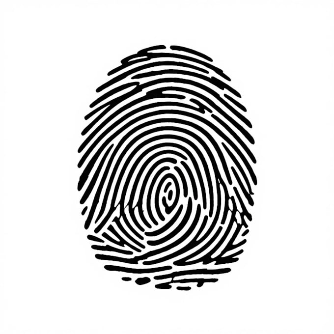clean and design fingerprint or paw print