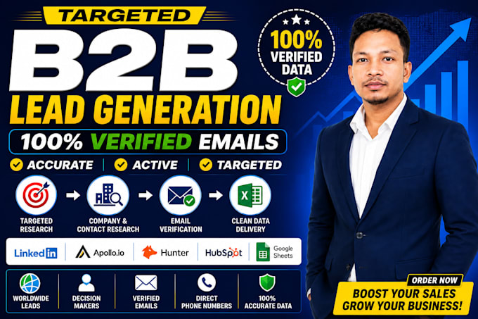 do b2b lead generation and email list building
