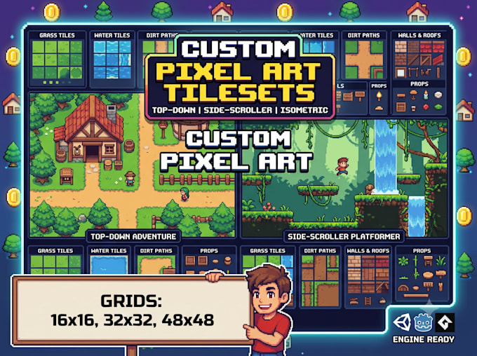 l create custom pixel art tilesets for your game