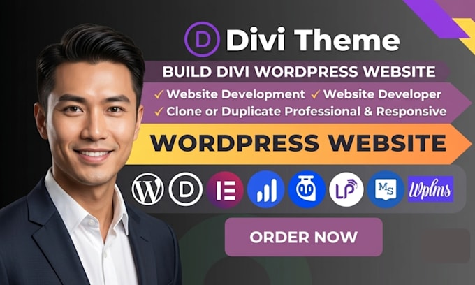 build divi wordpress, wordpress website development, website developer, webshop