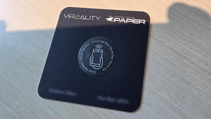 create affordable interactive nfc square business cards