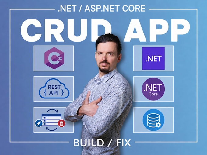 build or fix your asp dot net core crud app