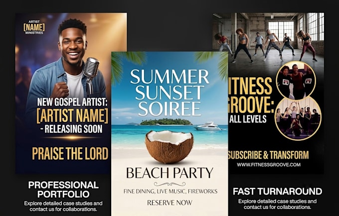 create your flyer design