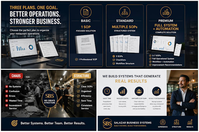 create professional business process documentation and sops