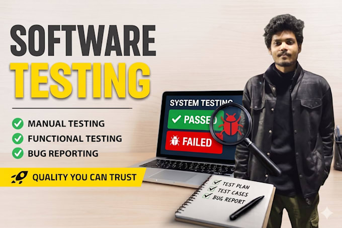 do professional manual software testing and bug report