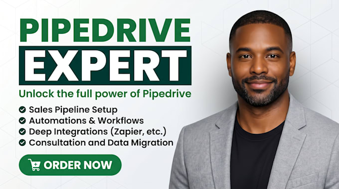 pipedrive crm automation pipedrive sales pipeline setup pipedrive expert