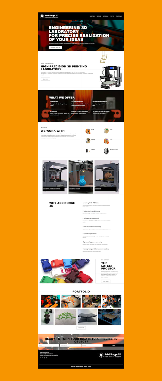 build a responsive wordpress landing page or squeeze page