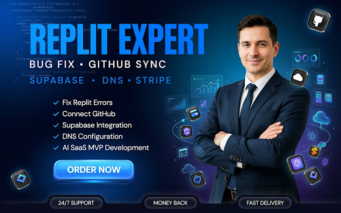 sync replit to github fix replit app fix replit dns connect replit to supabase