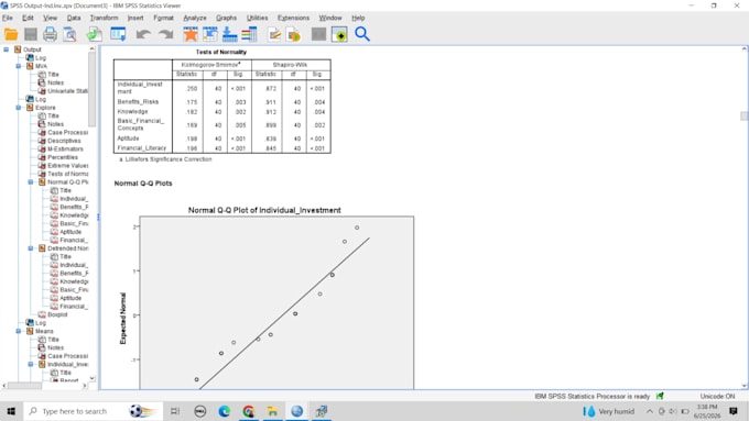 do IBM spss and minitab data analysis