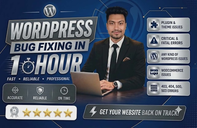 do wordpress bug fixing and error resolution