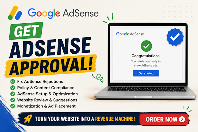 fix google adsense rejection and policy violations for approval