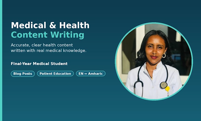 write accurate medical and health content