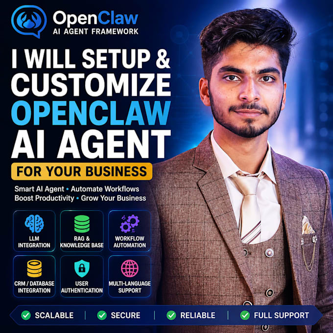 setup and customize openclaw ai agent for your business