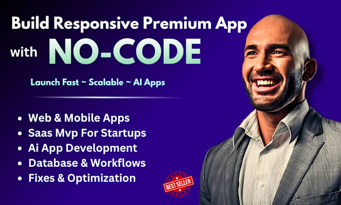 build no code mobile app using adalo, bubble io, glide, flutter mobile app