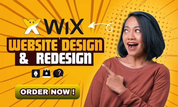 design a professional wix website or landing page