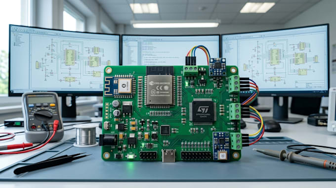 design iot embedded systems pcb and schematic for smart devices