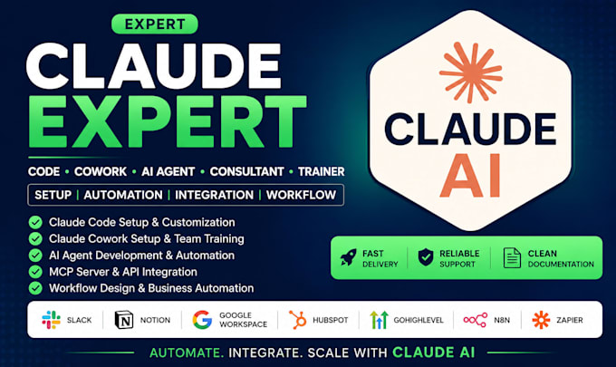 setup claude code, claude cowork ai agent, claude consultant claude trainer