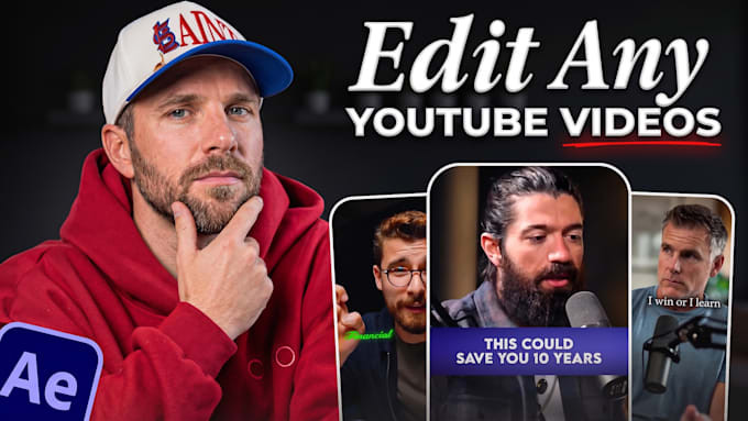 be expert talking head long form video editor for youtube videos