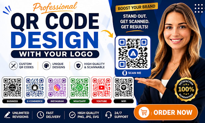 create qr code with your logo qr code design custom qr code business qr code