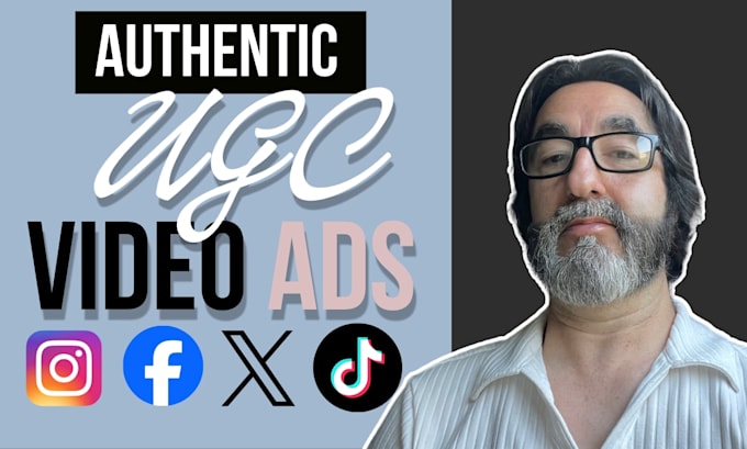 be your male content creator for video ads
