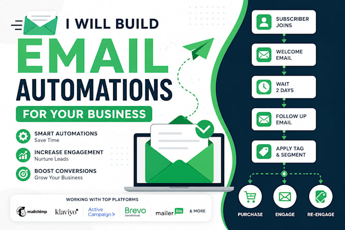 build email automations for businesses