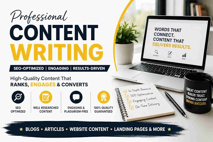 write SEO articles and blog posts