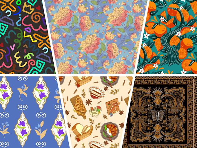create seamless pattern design for fabric textile wallpaper and wrapping
