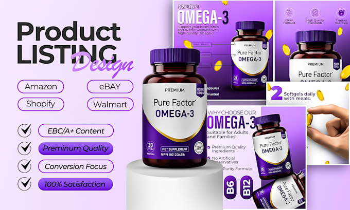design amazon, shopify and ecommerce product images