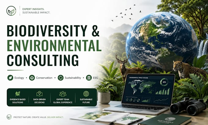 prepare biodiversity assessment, conservation plan, and environmental report