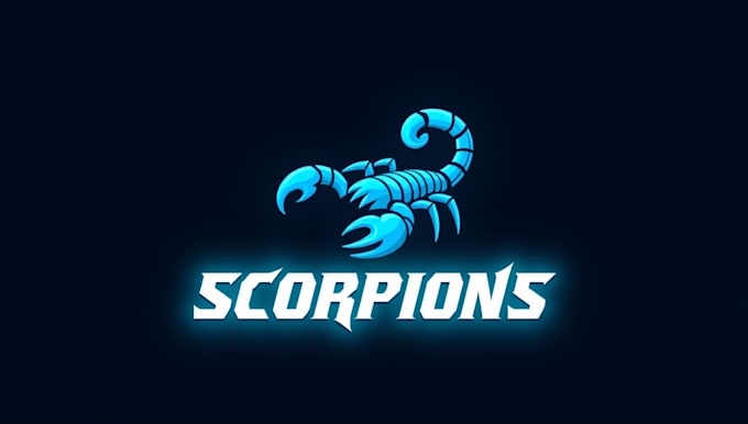 design realistic scorpions logo in my style