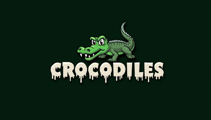 design high quality crocodiles logo with express delivery