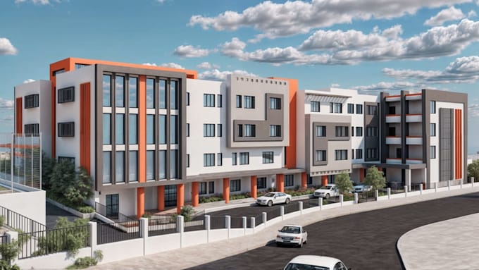 design realistic 3d school, classroom, library and institution environment