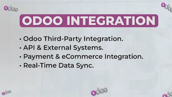 customize and develop odoo modules with API integrations