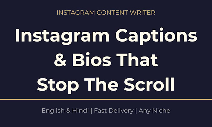 write instagram captions and bios that grow your brand