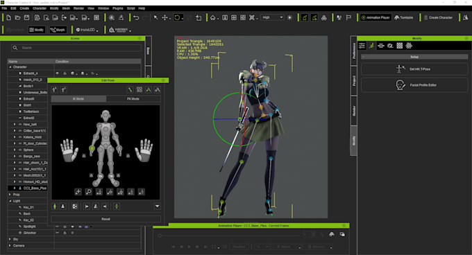 convert your 3d model, make compatible porting into any game ffxiv, etc