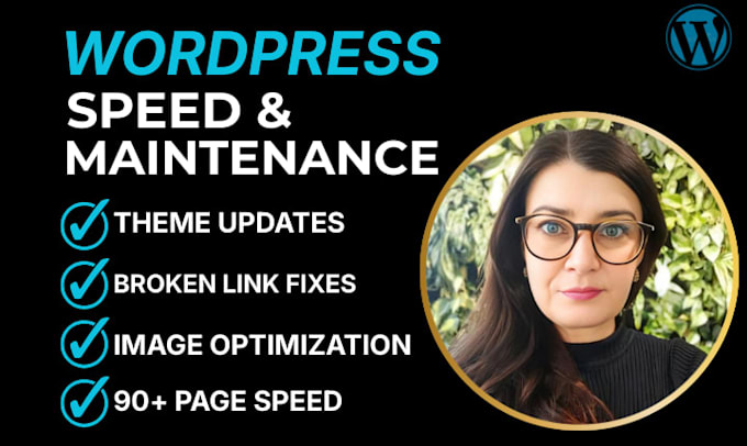 do website speed optimization, maintenance, and fix core web vitals