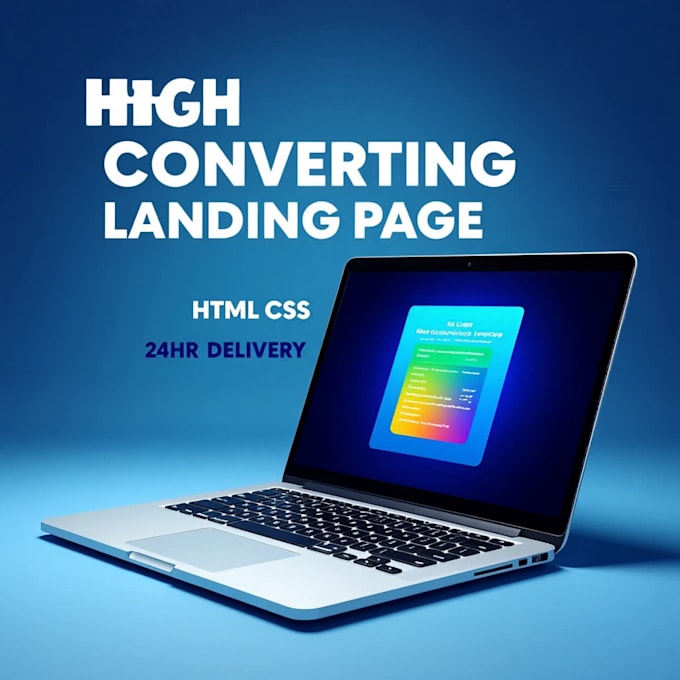 create HTML landing page for your product