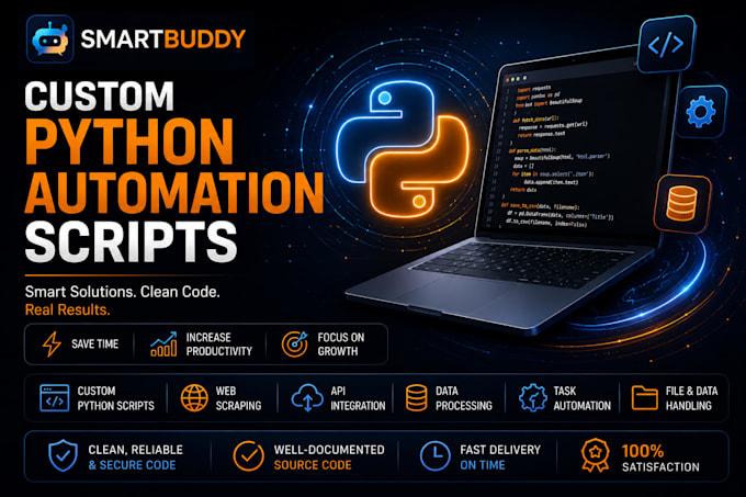 build custom python automation scripts for your business
