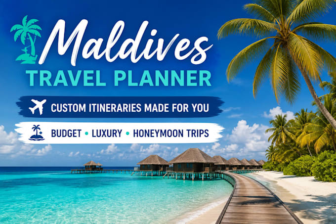 be your maldives travel consultant and custom itinerary planner