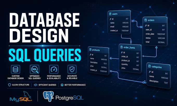 design professional database schema and sql
