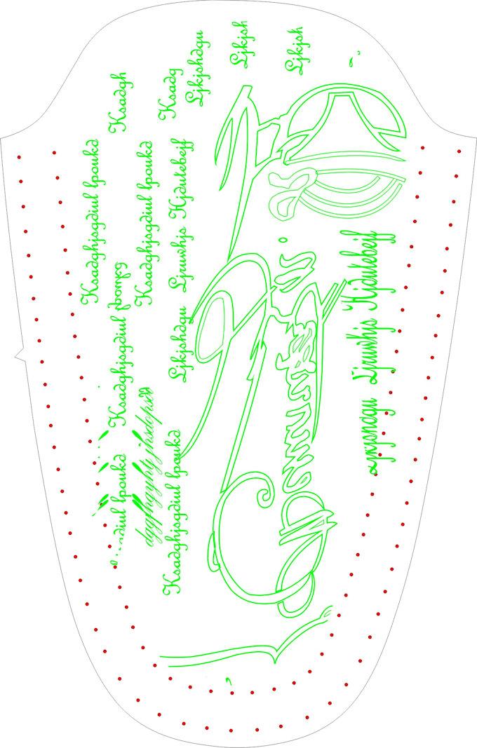 design professional  and vector patterns for laser