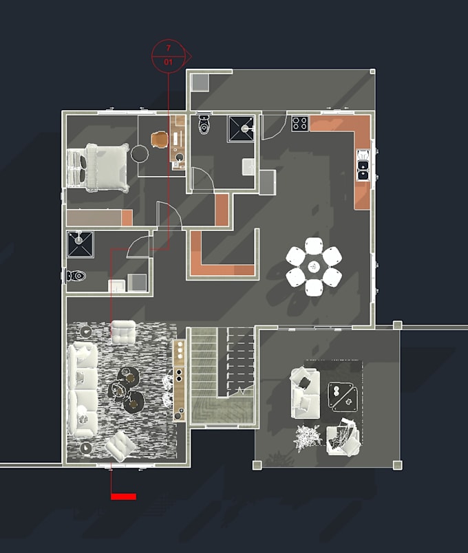 do floor plans, 3d renders