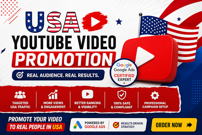 promote USA youtube channel by google ads
