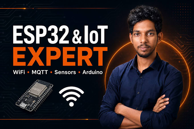 build your esp32 or arduino iot project with sensor and wifi integration