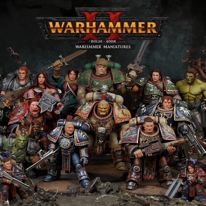 paint your warhammer 40k and fantasy miniatures